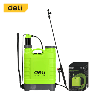 ถังพ่นแบบสะพายหลัง DELI EDL581116A-GN-01 16 ลิตร สีเขียว_0